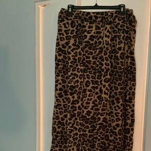 Torrid Cheetah Wide Leg Size 1